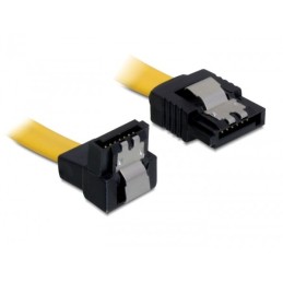 DeLOCK 0.3m SATA M M cavo SATA 0,3 m Giallo