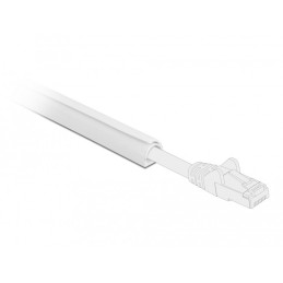 DeLOCK Passacavi Mini autochiudente 15 x 11 mm - lunghezza 1 m bianco