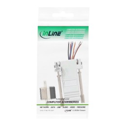 InLine Adattatore modulare telefonico RS232 Sub-D 9pin f. a RJ45 f.