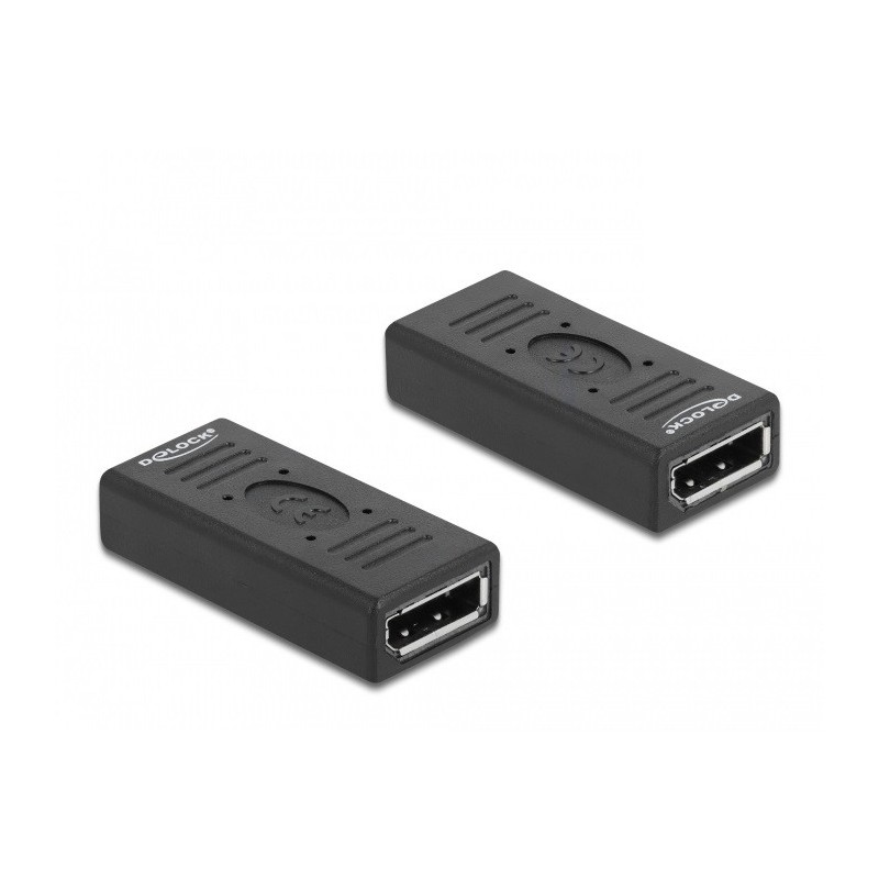 DeLOCK DisplayPort 1.2 Adattatore da femmina a femmina Gender Changer con pin 20