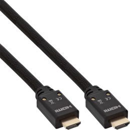 InLine Cavo HDMI, attivo, 4K2K, guaina nylon, 15m, High Speed, Ethernet