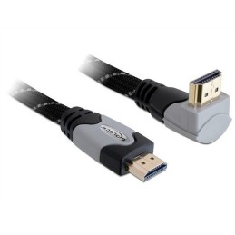 DeLOCK 1m High Speed HDMI 1.4 cavo HDMI HDMI tipo A (Standard) Nero, Grigio