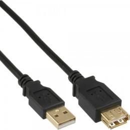 InLine 4043718125128 cavo USB USB 2.0 5 m USB A Nero