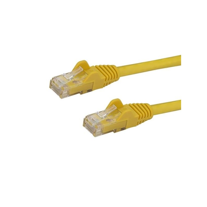 StarTech.com Cavo di Rete Giallo Cat6 UTP Ethernet Gigabit RJ45 Antigroviglio - 5m