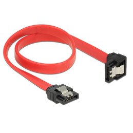 DeLOCK 83978 cavo SATA 0,3 m SATA 7-pin Nero, Rosso