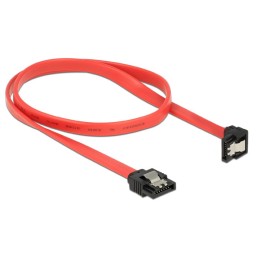 DeLOCK 83979 cavo SATA 0,5 m SATA 7-pin Nero, Rosso