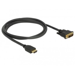 DeLOCK 85653 cavo e adattatore video 1,5 m HDMI tipo A (Standard) DVI Nero