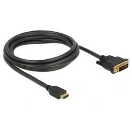 DeLOCK 85654 cavo e adattatore video 2 m HDMI tipo A (Standard) DVI Nero