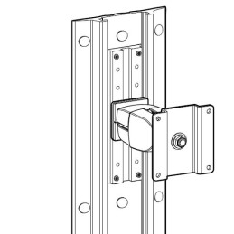 Ergotron Track Mount Bracket Kit Alluminio