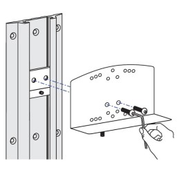 Ergotron Track Mount Bracket Kit for CPU Holders