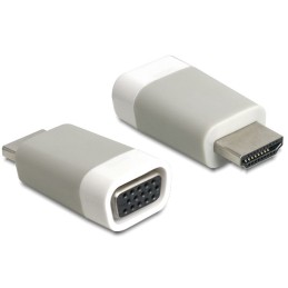 DeLOCK 65472 adattatore per inversione del genere dei cavi HDMI-A VGA Bianco