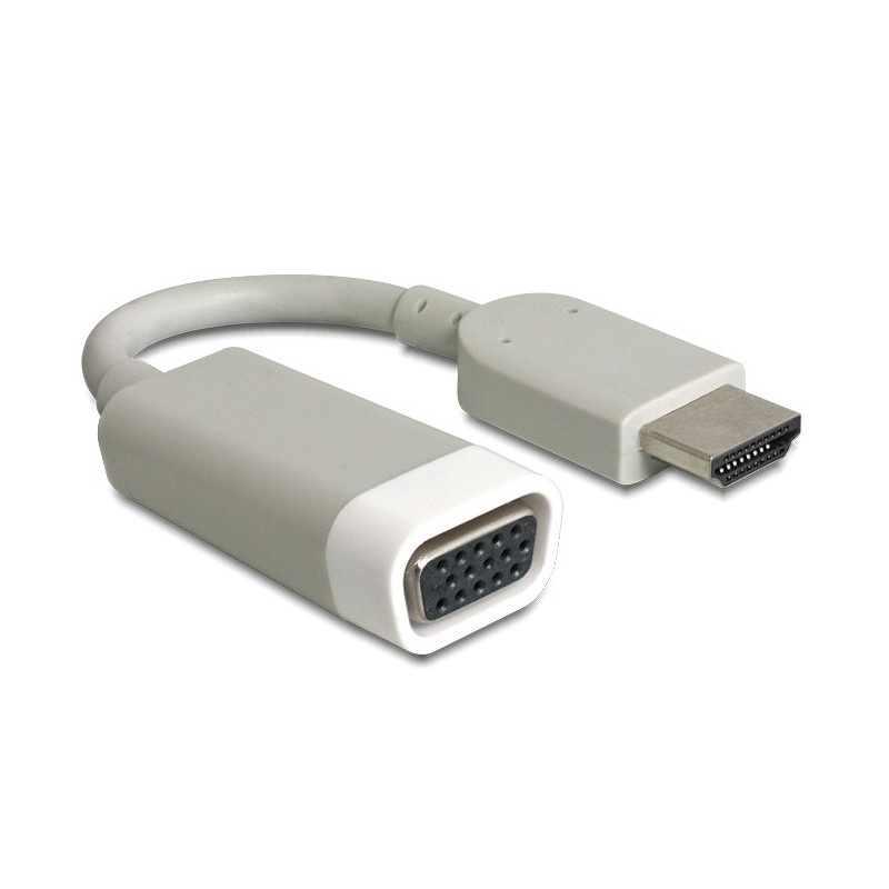 DeLOCK 65469 cavo e adattatore video VGA (D-Sub) HDMI tipo A (Standard) Bianco