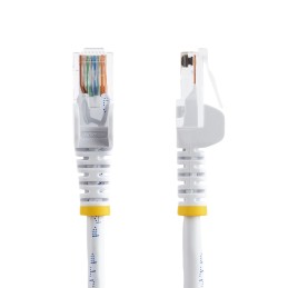 StarTech.com Cavo di Rete da 5m Bianco Cat5e Ethernet RJ45 Antigroviglio