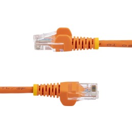 StarTech.com Cavo di Rete da 50cm Arancio Cat5e Ethernet RJ45 Antigroviglio