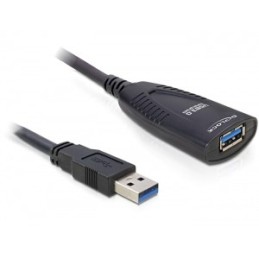 DeLOCK USB 3.0 5m cavo USB USB 3.2 Gen 1 (3.1 Gen 1) Nero