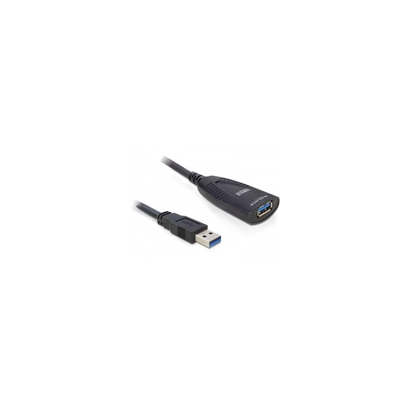 DeLOCK USB 3.0 5m cavo USB USB 3.2 Gen 1 (3.1 Gen 1) Nero