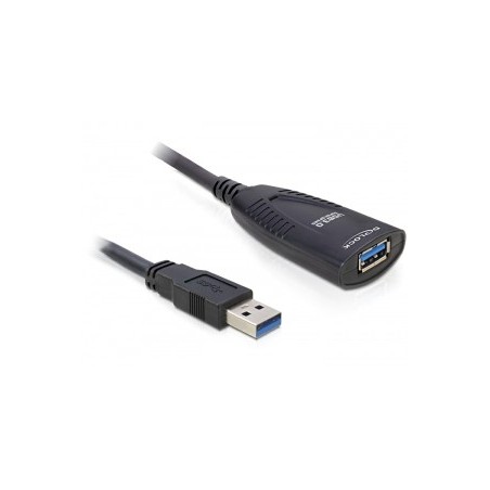 DeLOCK USB 3.0 5m cavo USB USB 3.2 Gen 1 (3.1 Gen 1) Nero