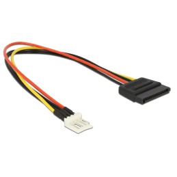 DeLOCK 0.24m SATA 15p   4p 0,24 m