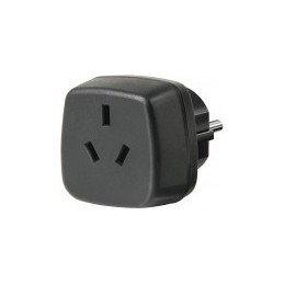 Brennenstuhl Travel Adapter Australia, China earthed adattatore e invertitore Nero