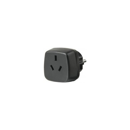 Brennenstuhl Travel Adapter Australia, China earthed adattatore e invertitore Nero