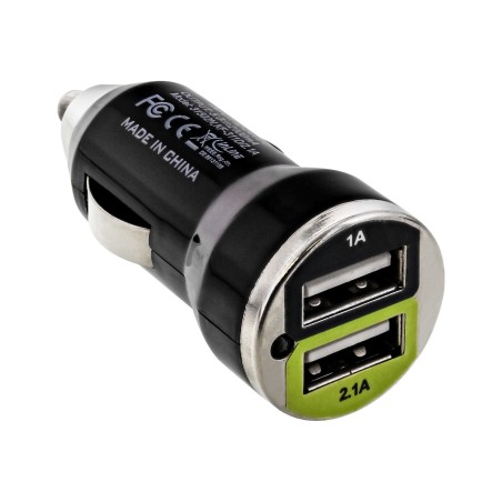 InLine Alimentatore USB per Auto, In 12 24V, Out USB 5V 2100mA, 45x25mm, nero