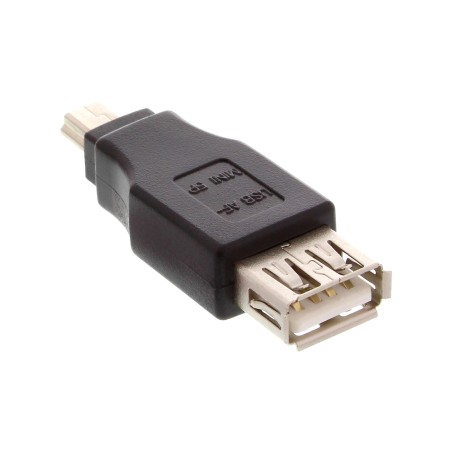 InLine Adattatore USB 2.0 A femmina   Mini A maschio 5pin