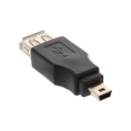 InLine Adattatore USB 2.0 A femmina   Mini A maschio 5pin