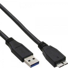 InLine 4043718153794 cavo USB USB 3.2 Gen 1 (3.1 Gen 1) 1,5 m USB A Micro-USB B Nero