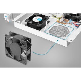 Digitus Ventilatore utilizzabile in unità di ventilazione per armadi di rete e del server