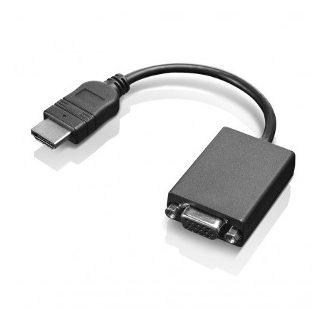 Lenovo HDMI   VGA 0,2 m Nero