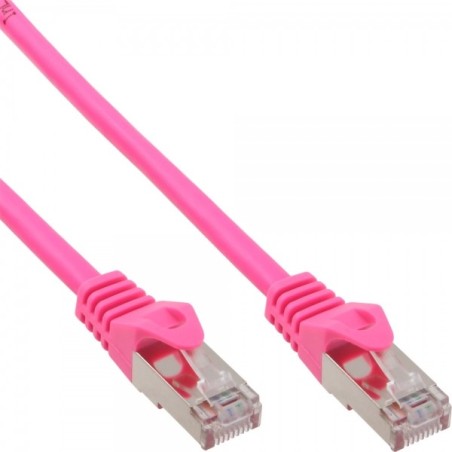 InLine 4043718125807 cavo di rete Rosa 15 m Cat5e SF UTP (S-FTP)