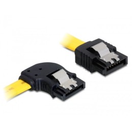 DeLOCK 0.3m SATA M M cavo SATA 0,3 m Giallo