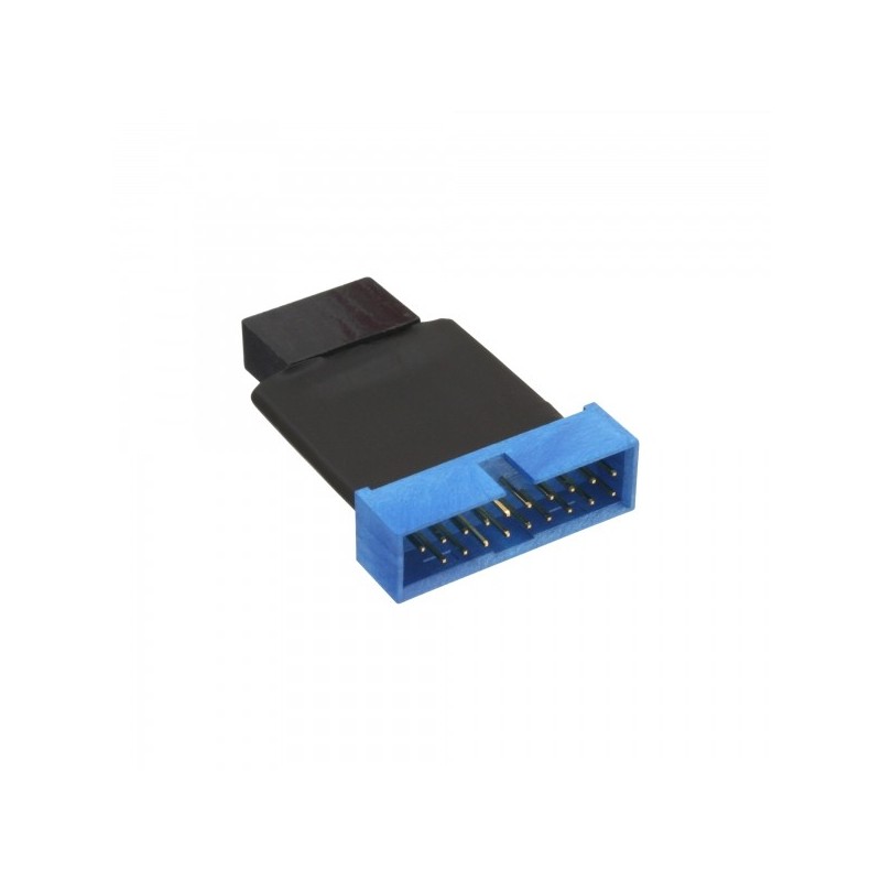 InLine 4043718200160 adattatore per inversione del genere dei cavi USB 2.0 USB 3.0 Nero, Blu