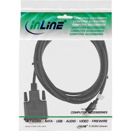 InLine Cavo Mini DisplayPort M a DVI-D 24+1 M, 2m, FullHD, dorato, nero