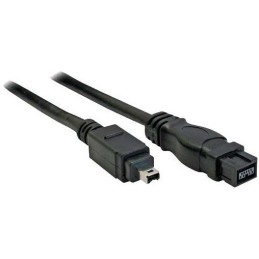 InLine FireWire M-M 1m 9-p 4-p Nero