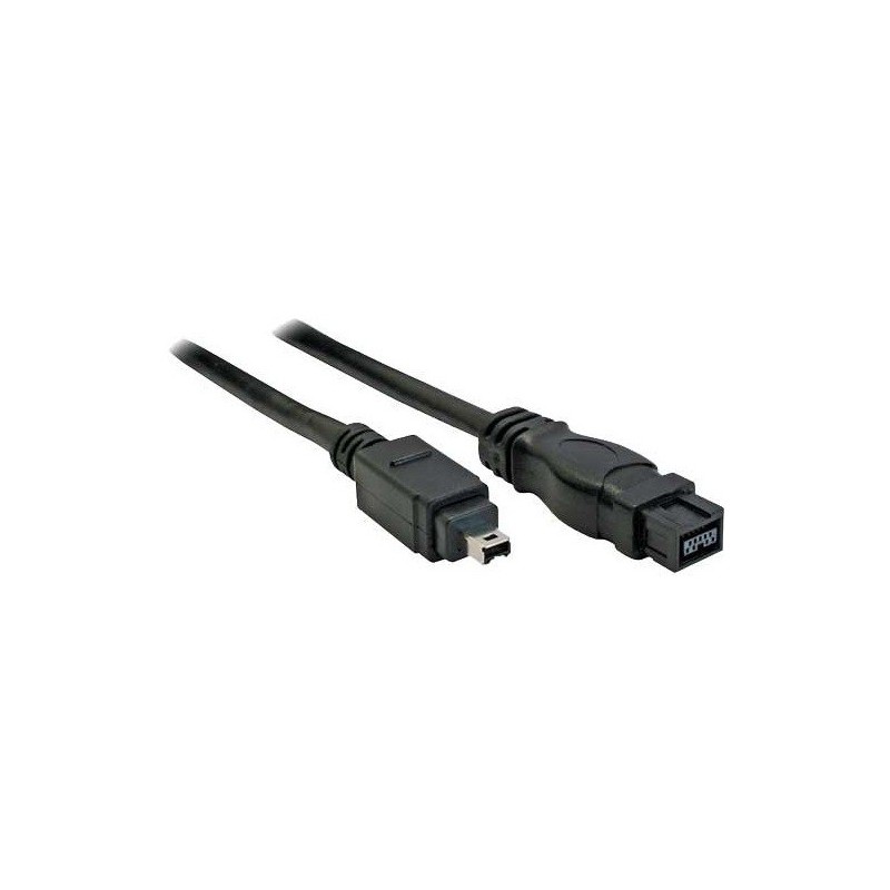 InLine FireWire M-M 1m 9-p 4-p Nero