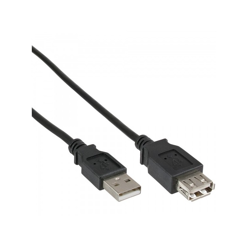 InLine 4043718111077 cavo USB USB 2.0 5 m USB A Nero