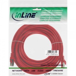 InLine 4043718071081 cavo di rete Rosso 7 m Cat5e F UTP (FTP)