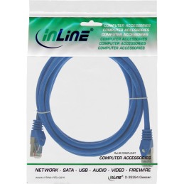 InLine 4043718065745 cavo di rete Blu 3 m Cat5e F UTP (FTP)