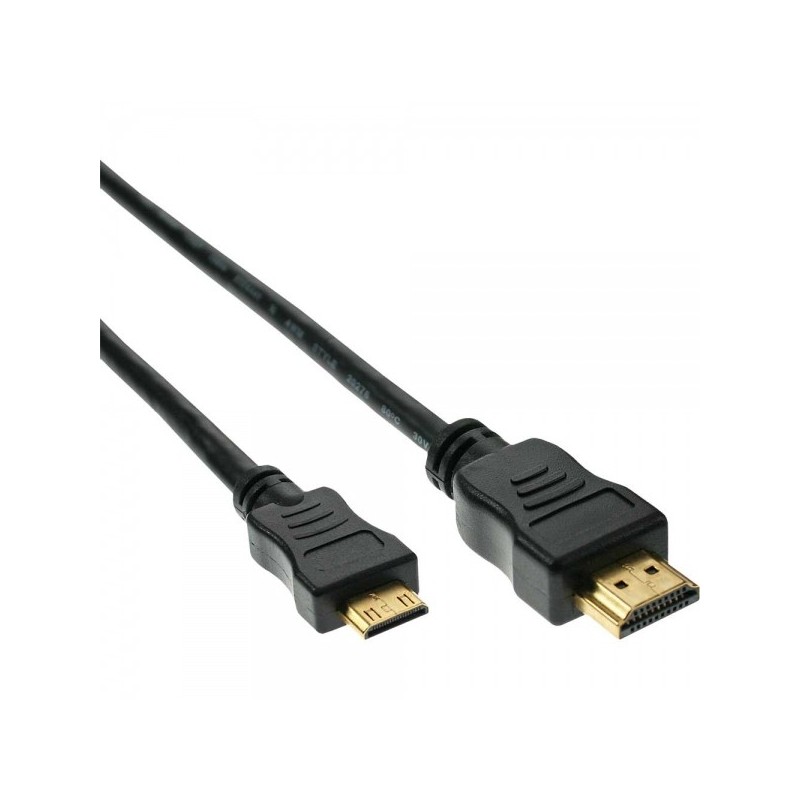 InLine 4043718097333 cavo HDMI 1,5 m HDMI tipo A (Standard) HDMI Type C (Mini) Nero