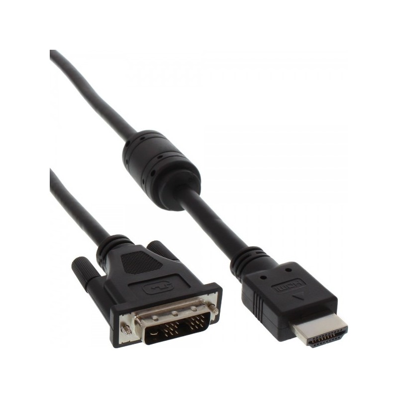 InLine 4043718042722 cavo e adattatore video 1,8 m HDMI tipo A (Standard) DVI Nero