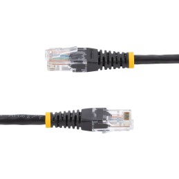 StarTech.com Cavo patch UTP Cat5e RJ45 modellato nero da 15 m Cat 5e - Cavo patch da 15 m