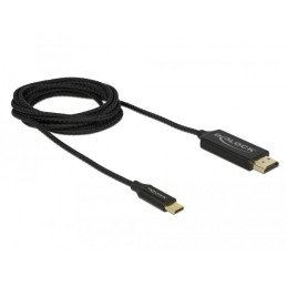 DeLOCK 84905 cavo e adattatore video 2 m USB tipo-C HDMI tipo A (Standard) Nero