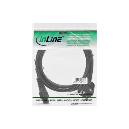 InLine Cavo alimentazione spina Shu.cko presa C5 per notebook, nero, 1,8m