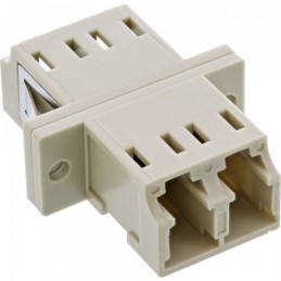 InLine 89989K adattatore di fibra ottica LC LC 1 pz Beige