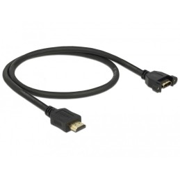 DeLOCK 85463 cavo HDMI 0,5 m HDMI tipo A (Standard) Nero