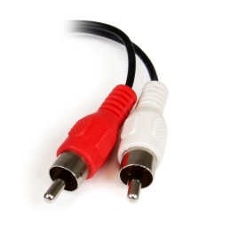 StarTech.com Cavo Adattatore Audio Stereo con presa mini Jack Femmina da 3,5mm a 2 RCA Maschio da 15cm