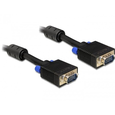 DeLOCK 1m VGA Cable cavo VGA VGA (D-Sub) Nero