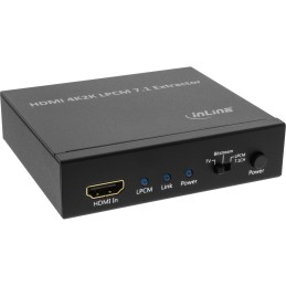 InLine Estrattore audio HDMI separatore di segnale, ingresso 4K2K HDMI