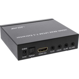 InLine Estrattore audio HDMI separatore di segnale, ingresso 4K2K HDMI